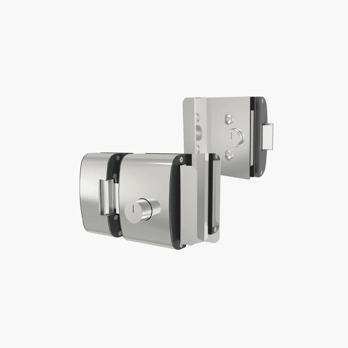 Cerradura Vidrio 2 Cilindros